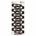 Conair/L&N Cntr Clippies Brown, 12PK 297895